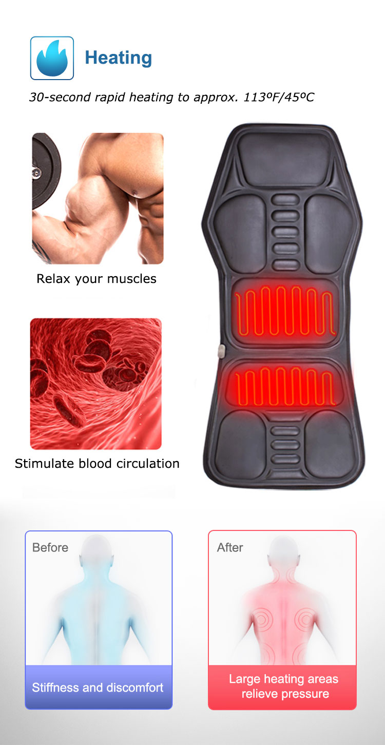 shiatsu massage cushion,electric massage cushion,full body massage cushion